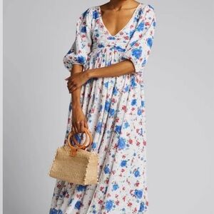 Loveshackfancy floral Roslyn maxi dress size 8